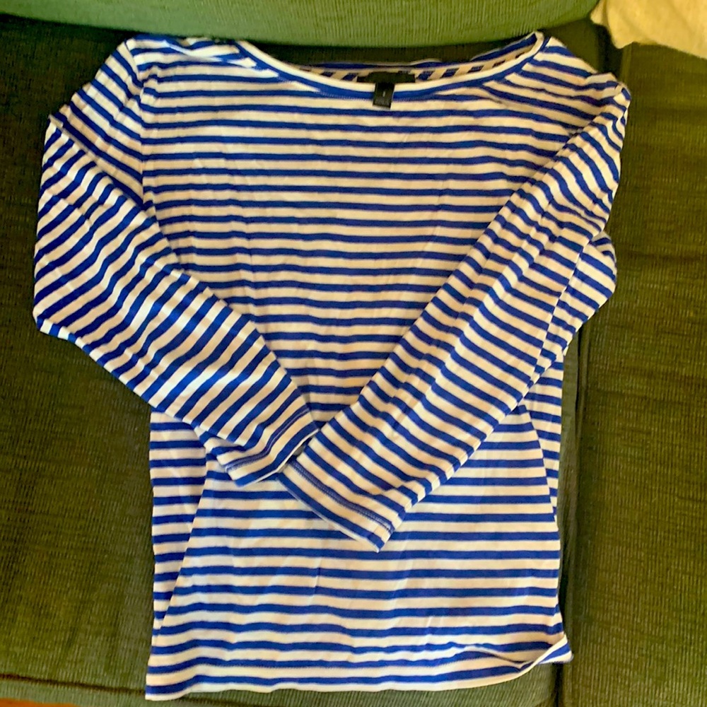 *3 for $20!* Crew striped long sleeve tee